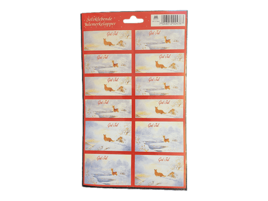 Christmas to / from stickers (til og fra lapp)