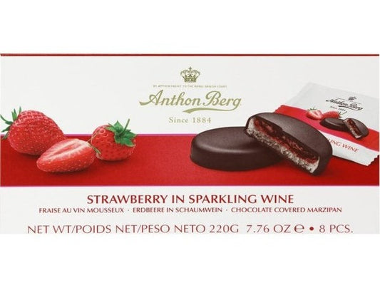 Anthon Berg Strawberry 220g (Jordbær i vin)