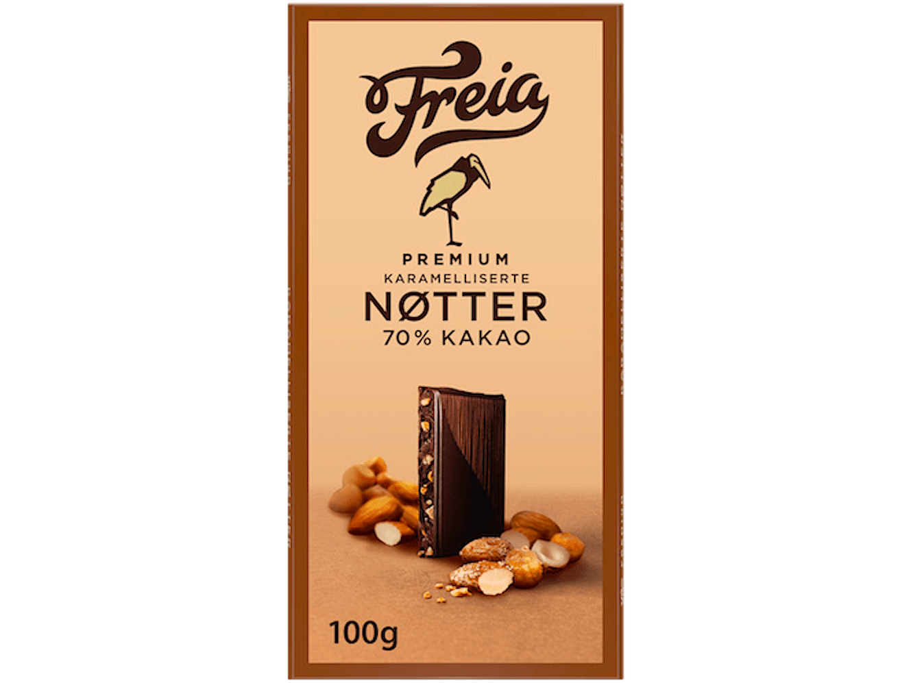 Exp. date sale | Freia 70% Premium dark chocolate caramelized nuts 100 grams