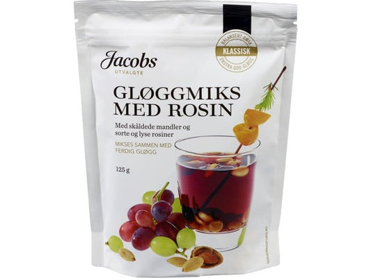 Jacobs Gløggmix with raisins 125 grams (Gløggmiks med rosin)