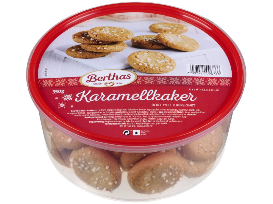 Caramel cookies 350g Berthas (Karamellkaker)