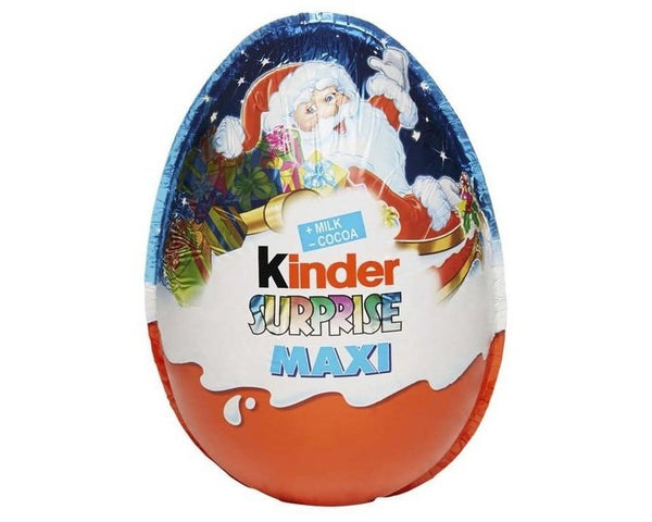 Kinder Surprise Egg maxi Christmas 100 grams Norwegian Foodstore