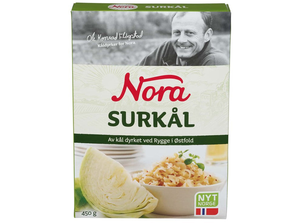 Nora Sauerkraut 450 gram (Surkål)