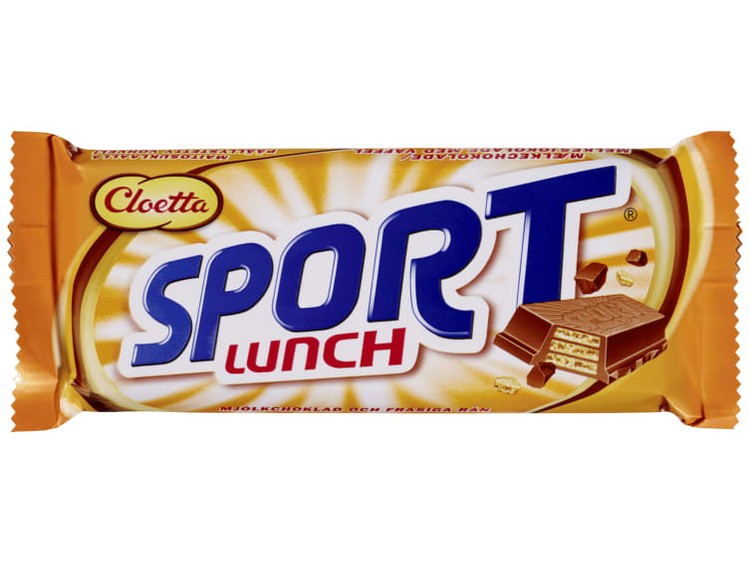 Cloetta Sport lunch double chocolate bar 80 gram