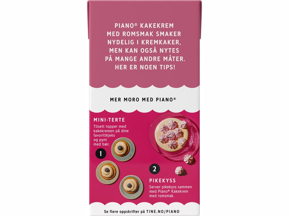 Piano Rum custard 500 ml (Romkrem)