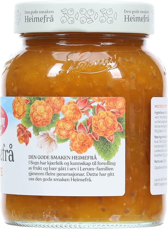 Lerum Cloudberry jam 380 grams (Moltesyltetøy)