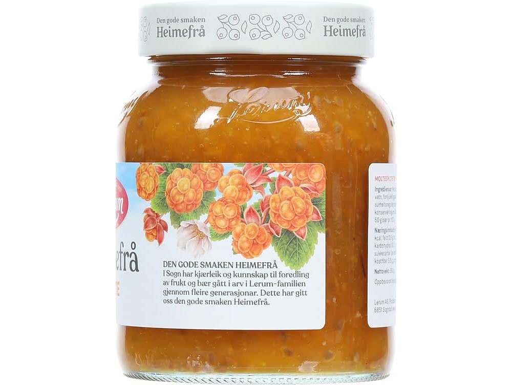 Lerum Cloudberry jam 380 grams (Moltesyltetøy)