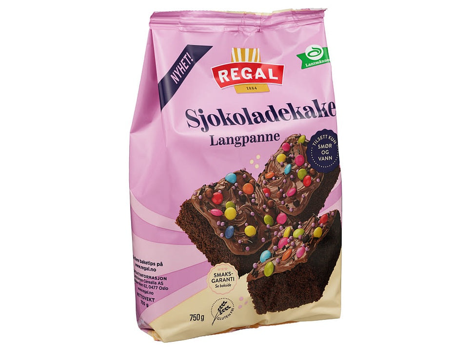 Regal Chocolate cake 700 grams (Sjokoladekake langpanne)