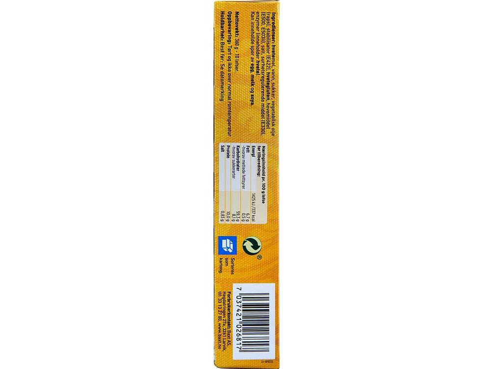 Vestlandslefse pastry 360 gram (10 pack)