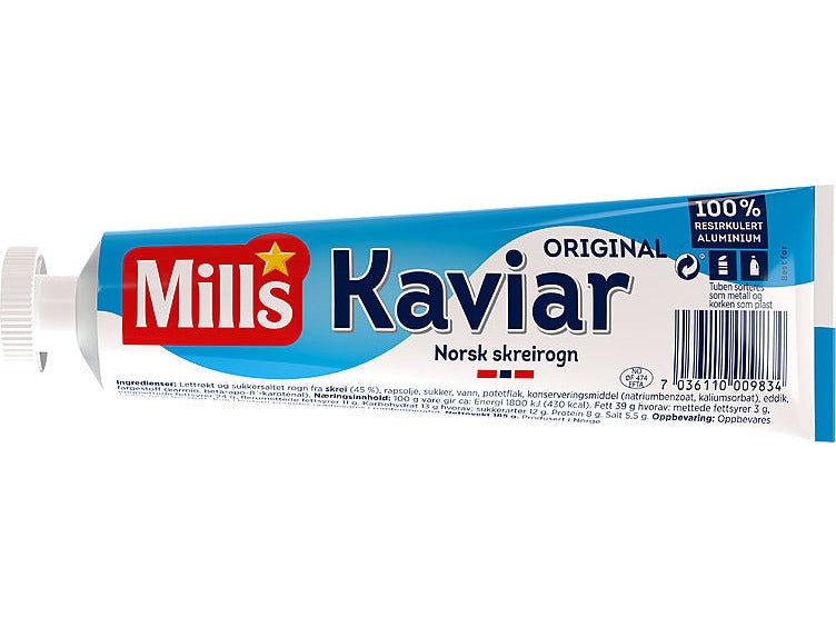 Mills Smoked Cod Roe 185 gram