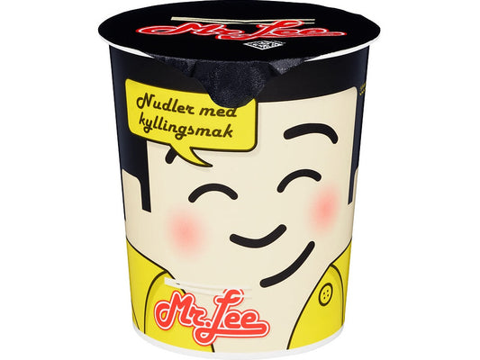 Mr. Lee Cup chicken noodles 65 grams (Nudler kyllingsmak)