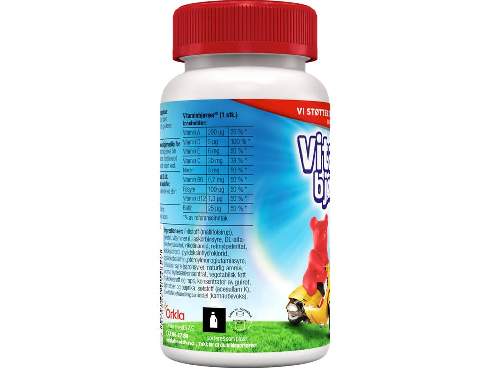 Vitamin bears (Vitaminbjørner) 60 pcs