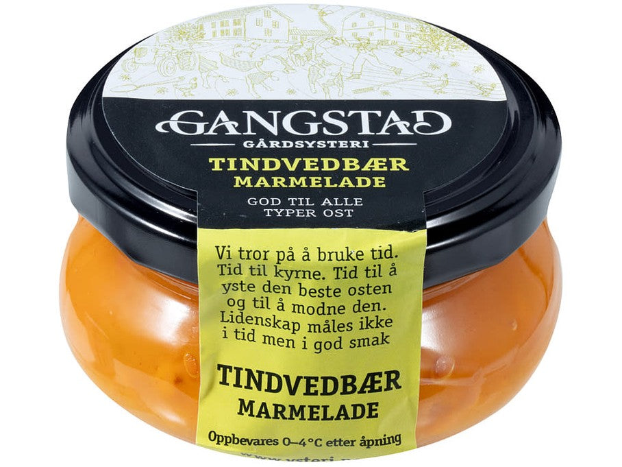 Gangstad Buckthorn marmelade 100 gram (Tindvedbær marmelade)