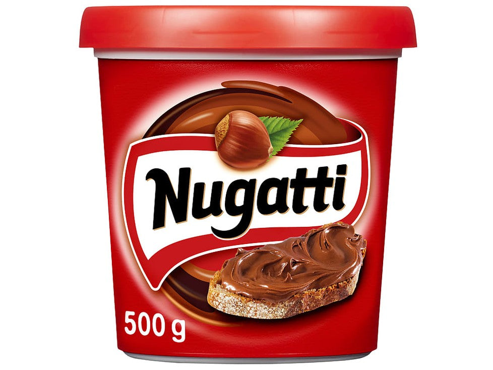 Nugatti Original chocolate / nut spread 500 gram (Sjokolade / nøtte pålegg)