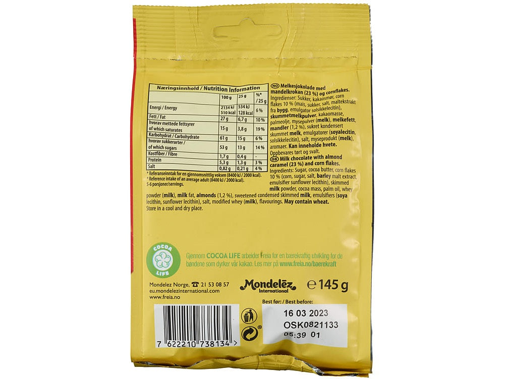 Freia Daim chocolate pieces 145 gram (Småbiter)