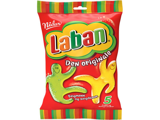 Nidar Laban seigmenn candy 160 gram