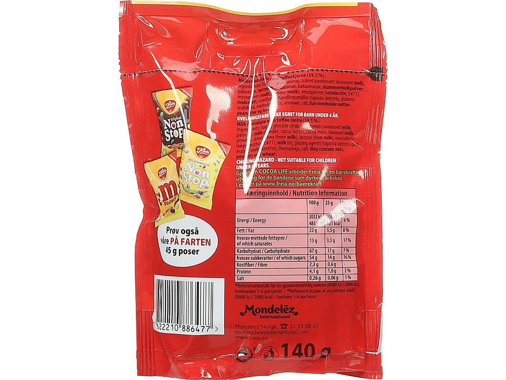 Freia M Toffin toffee bites 140 grams