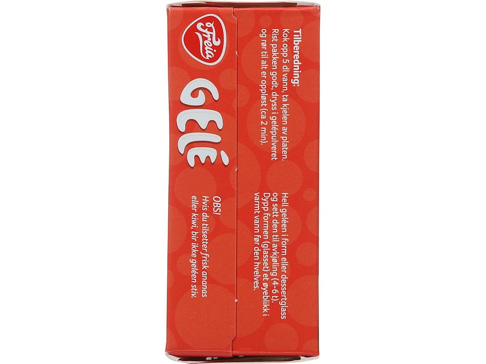 Freia Strawberry Jelly powder (Jordbær Gele pulver) 125 gram