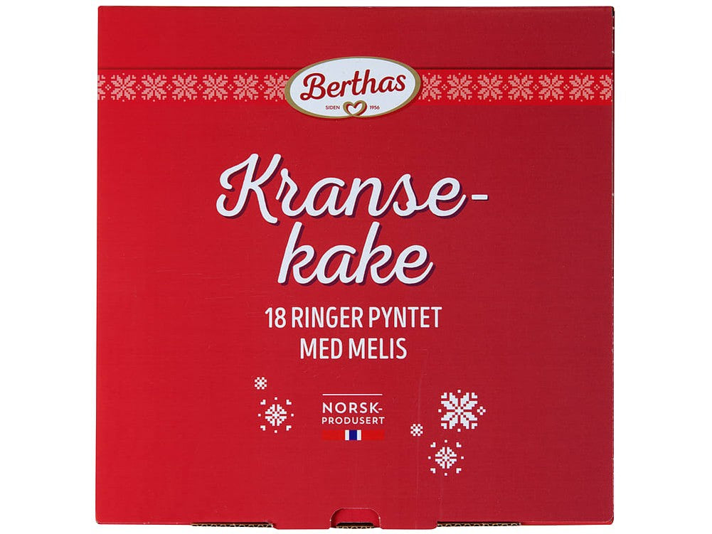 Kransekake 18 rings 900 grams