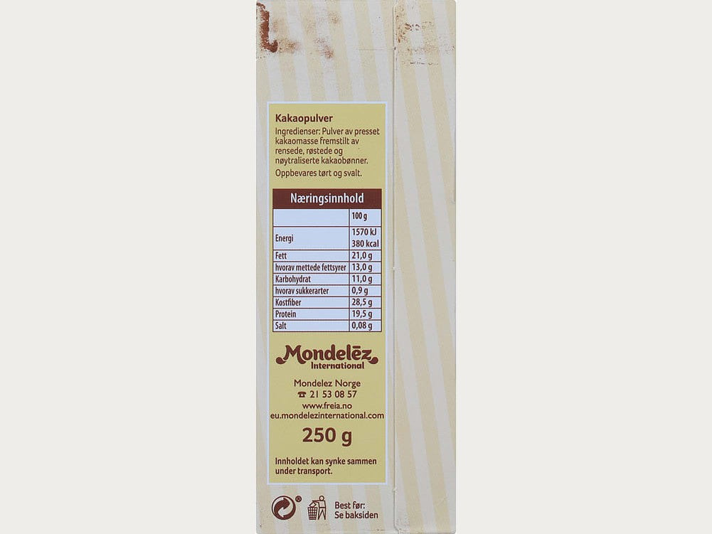 Freia Cocoa baking 250 gram (Bakekakao)
