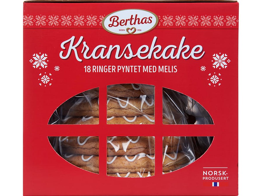 Kransekake 18 rings 900 grams