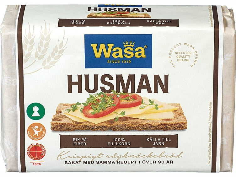 Wasa Husman Crispbread 260 grams (Knekkebrød)