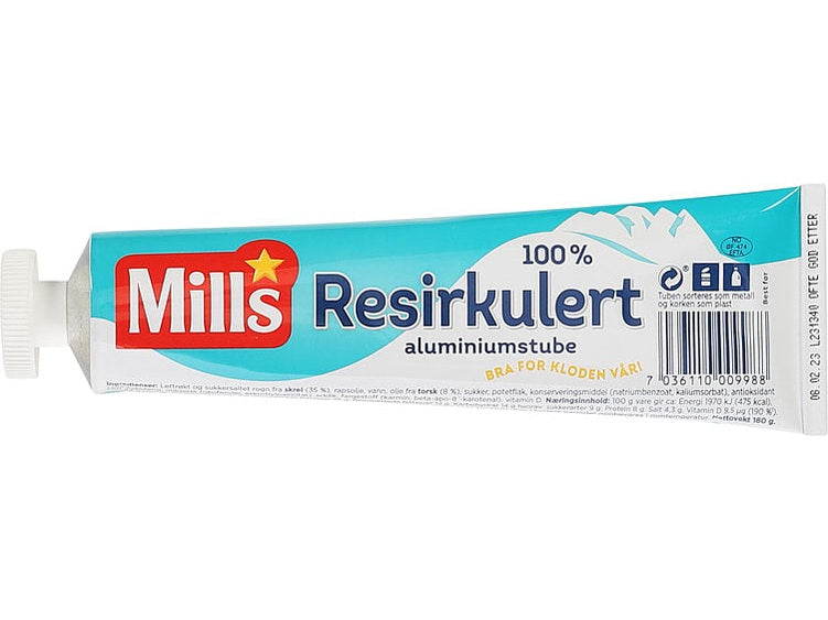 Mills Polar Smoked cod roe 180 grams (Kaviar)