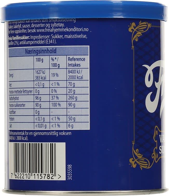 Freia Vanillasugar 175 grams (Vaniljesukker)