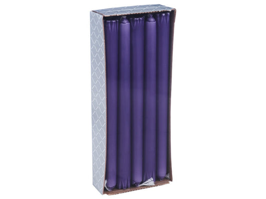 Advent candles purple (stearinlys) 10 pk