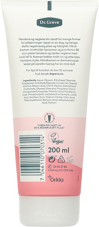 Dr Greve Beautiful Hands Hand Lotion (Vakre Hender) 200ml
