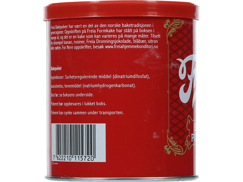 Freia Baking powder 250 grams (Bakepulver)