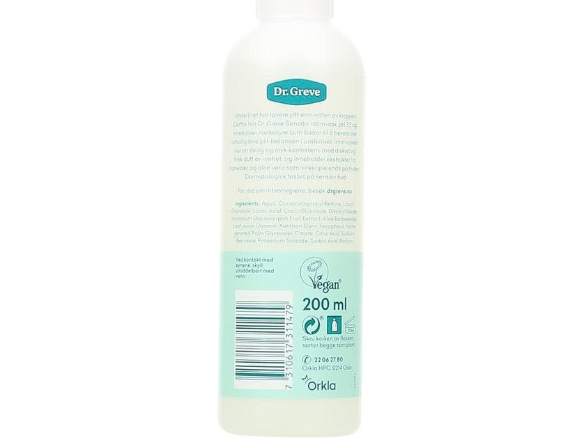 Dr Greve Sensitive Intimate Wash (Intimvask) 200 ml