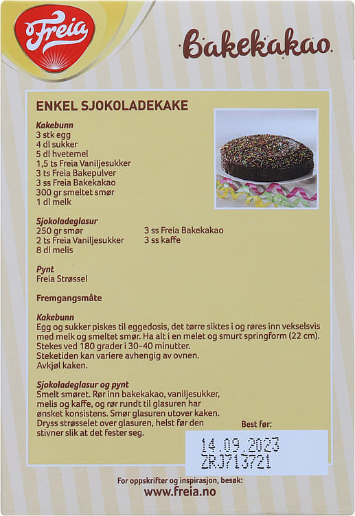 Freia Cocoa baking 250 gram (Bakekakao)
