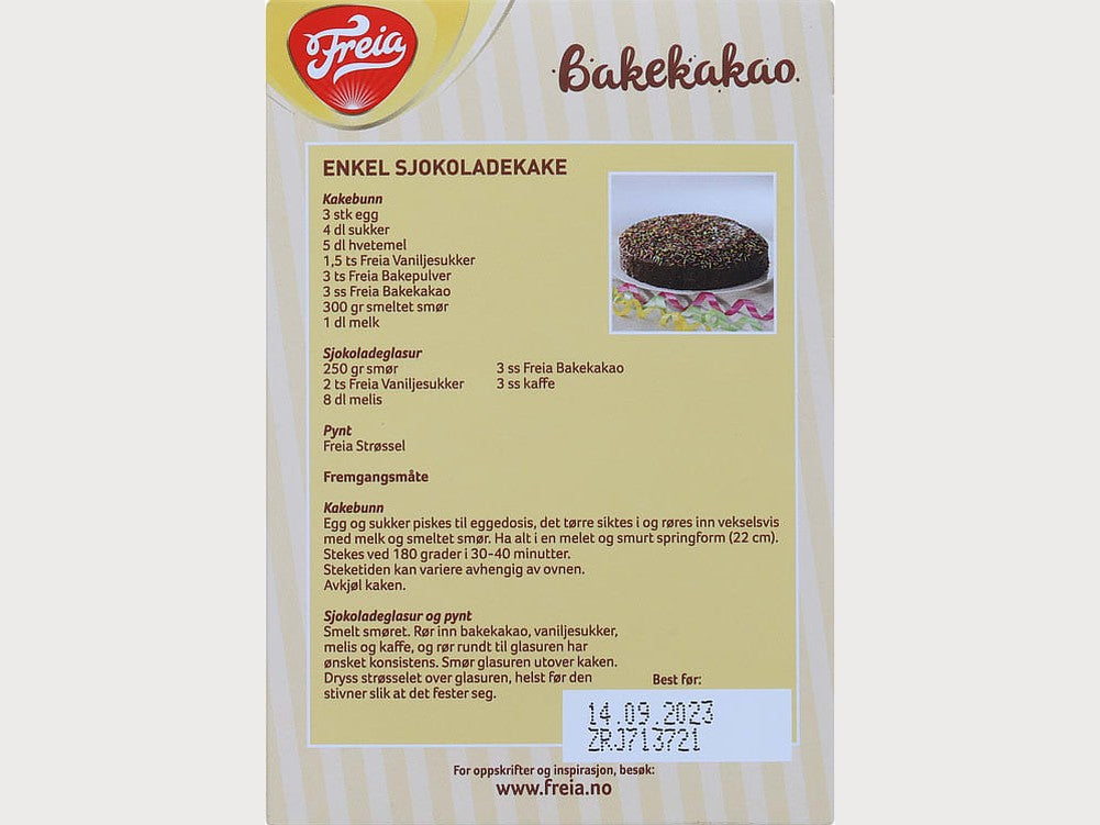 Freia Cocoa baking 250 gram (Bakekakao)