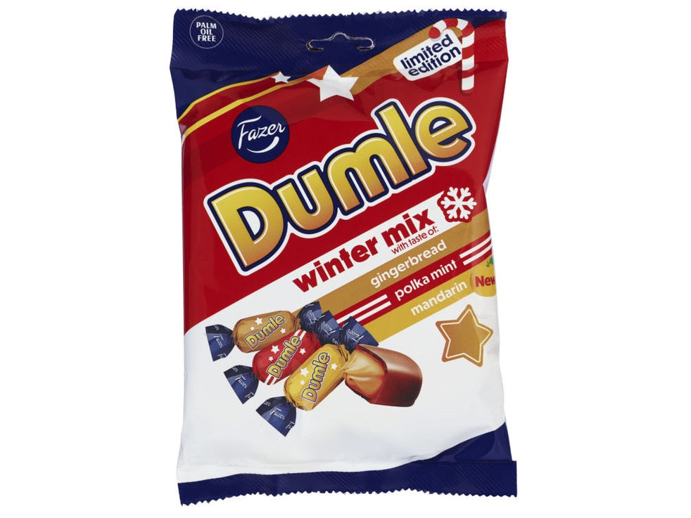 Dumle Winter mix 180 grams (Vintermix Jul)