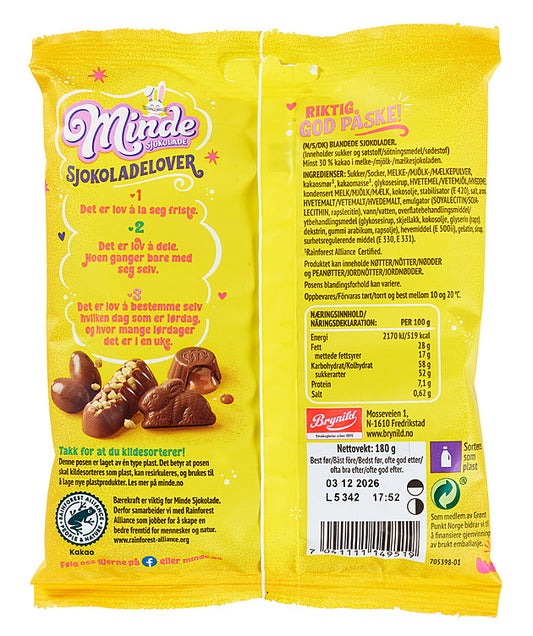 Minde Happy Easter chocolate mix 180 grams