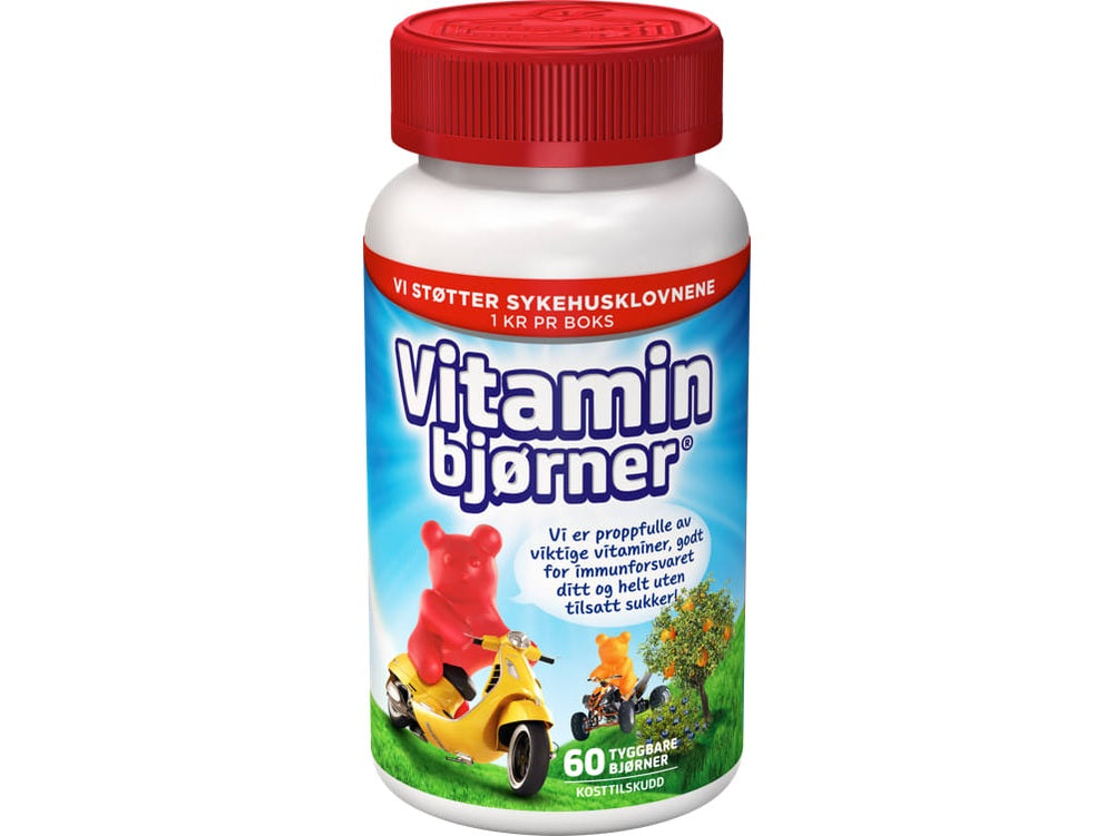 Vitamin bears (Vitaminbjørner) 60 pcs