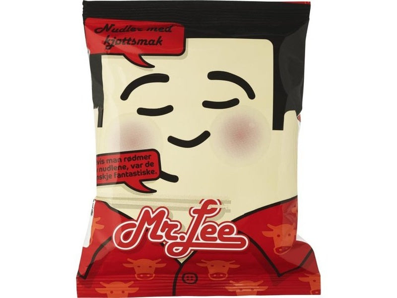 Mr. Lee beef noodles 85 grams (Nudler kjøttmak) Norwegian Foodstore