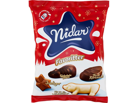 Nidar Christmas Favorites (Jule favoritter) 225 grams