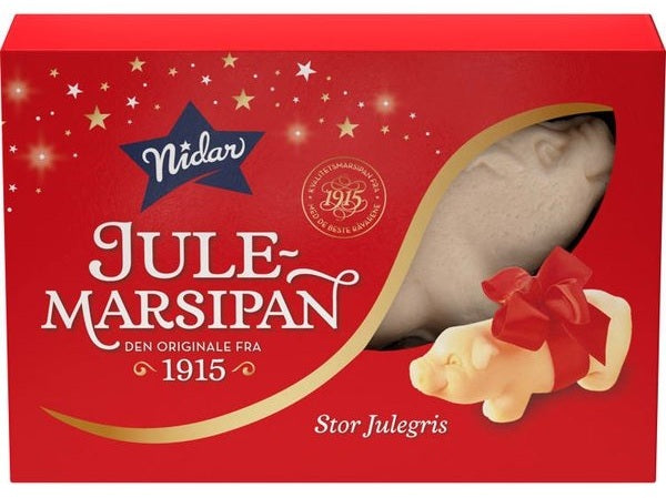 Nidar Marzipan pig 193 grams (Stor Marsipangris / Julegris)