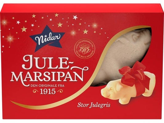 Nidar Marzipan pig 193 grams (Stor Marsipangris / Julegris)