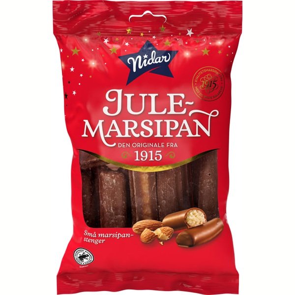 Nidar Marzipan sticks small 150 grams (Småstenger)