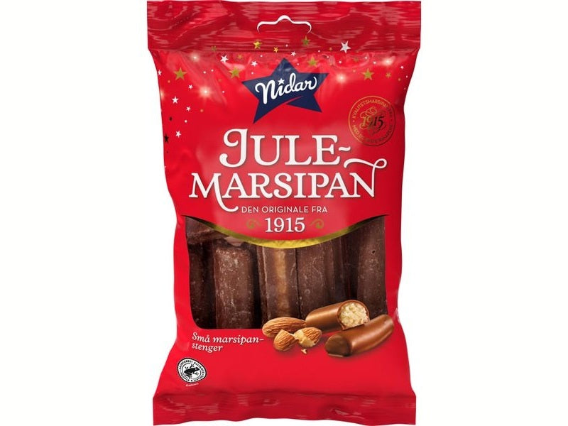 Nidar Marzipan sticks small 150 grams (Småstenger)
