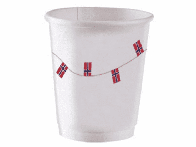 17 mai paper cups 6 pack (Pappkrus) Norwegian Foodstore
