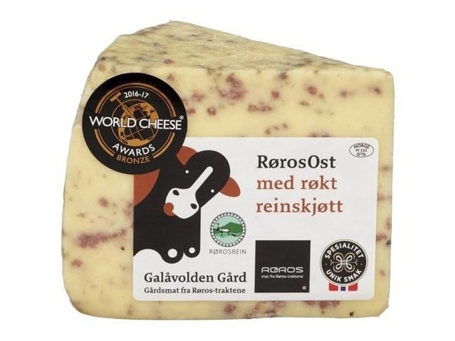 Røros Cheese with reindeer ca. 270 gram (Hvitost) Norwegian Foodstore