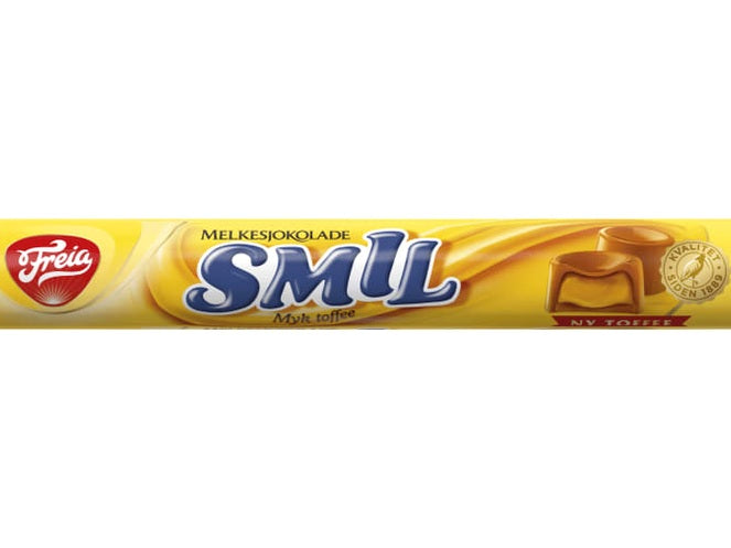 Freia Smil chocolate with caramel filling 78 gram