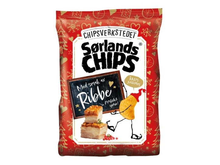 Sørlandschips Chipsverkstedet Ribbe Limited Edition Christmas Flavor 150 grams
