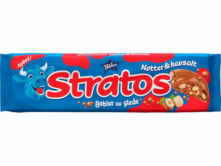 Stratos Nuts and Seasalt 155 grams (Nøtter og Havsalt)