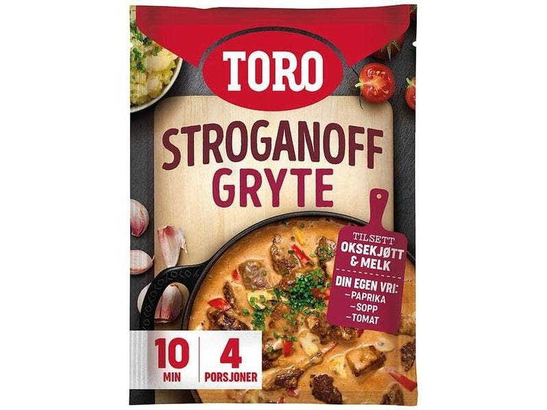 Toro Stroganoff stew (Stroganoff Gryte) 105 gram Norwegian Foodstore
