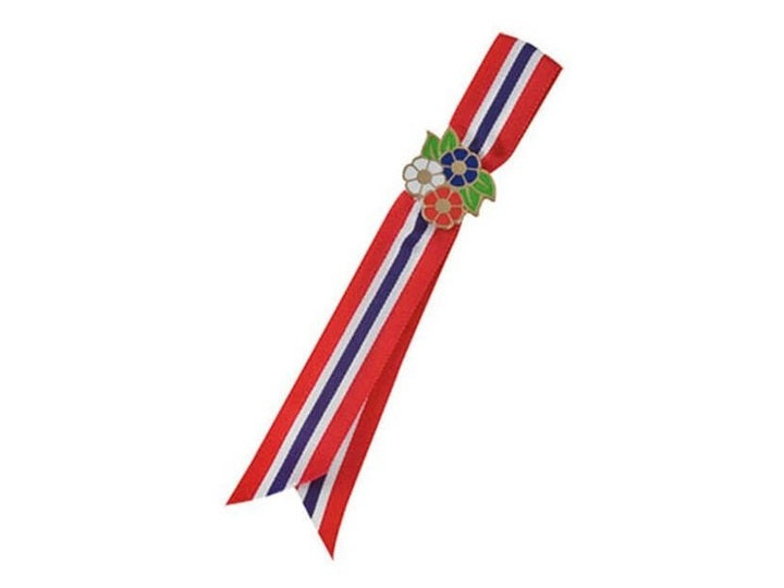 17 Mai Children's bow W / Flower pin - 12cm Barnesløyfe Norwegian Foodstore